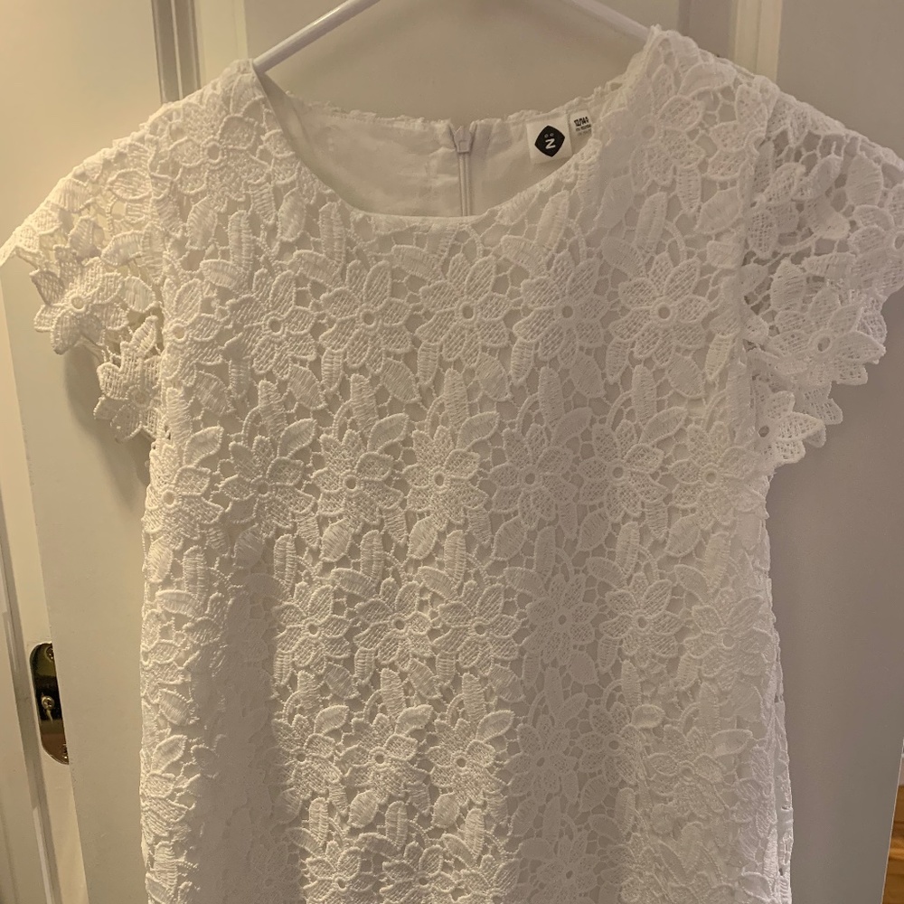 White Floral Lace Dress from Italy!🇮🇹😍